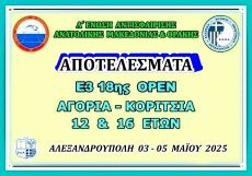 ΑΠΟΤΕΛΕΣΜΑΤΑ  Ε3 18ης ΟΡΕΝ (Α) ΑΚ 12 & 16 ΕΤΩΝ